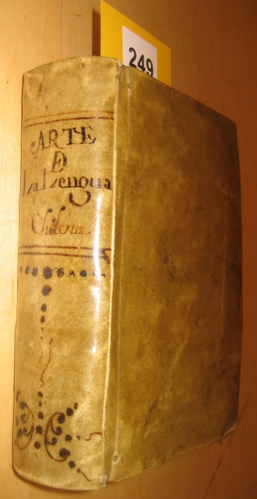 (LIMA--1765.) Febres, Andrés. Arte de la lengua general del reyno de Chile.